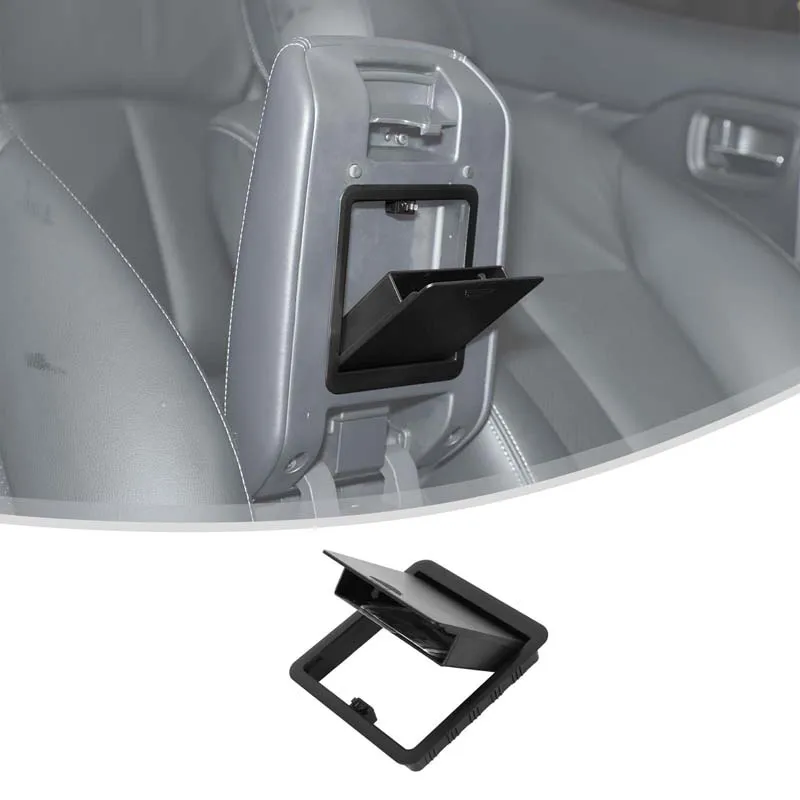 For Mitsubishi L200 Triton 2019-2023 ABS black car central control hand box privacy storage box car interior accessories