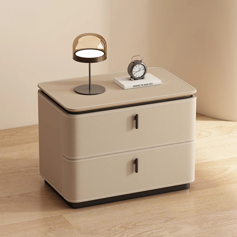 ديكور بسيط بجانب السرير، مساحة تخزين، أدراج متحركة، طاولة ليلية، طاولة فاخرة حديثة، أثاث غرفة نوم De Chevet