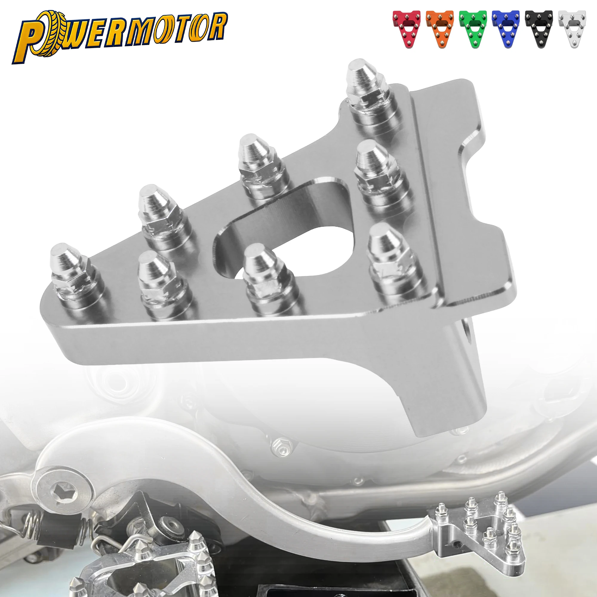 

Motocross CNC Foot Brake Pedal Plate Tip For HONDA CRF50 XR50 SDG SSR COOLSTER 70 90 107 110 125CC Pit Dirt Bike Spare Parts