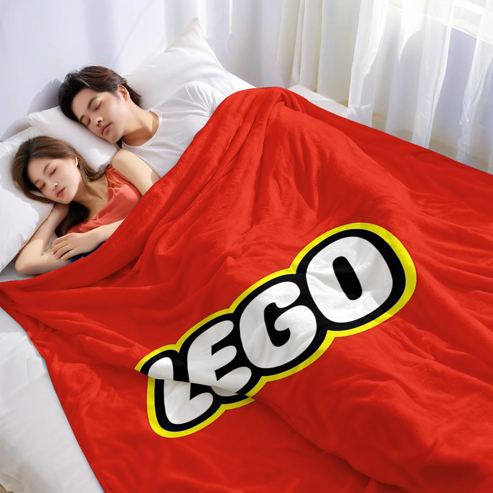 Fashion L-LEGOs Ultra Soft Sherpa Fleece Blanket Fluffy Warm Halloween Cozy Throw for Sofa Couch Bedroom Gift All season