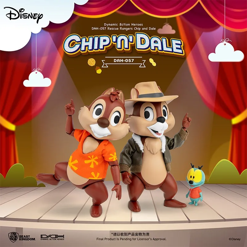 

Genuine Beast Kingdom DAH-057 Chip 'n' Dale Rescue Rangers Dynamic Action Heroes Figure Hobby Toy in Stock