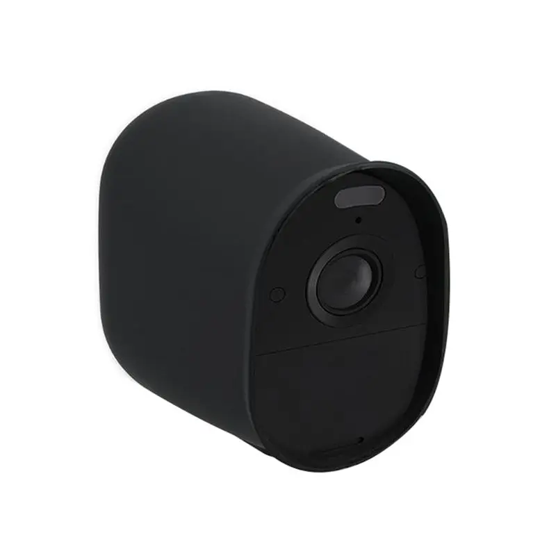 B04B-For Arlo Essential Spotlight Camera Accessories Protective Case Silicone Sunshade Rain Cover Leather Security Camera Access