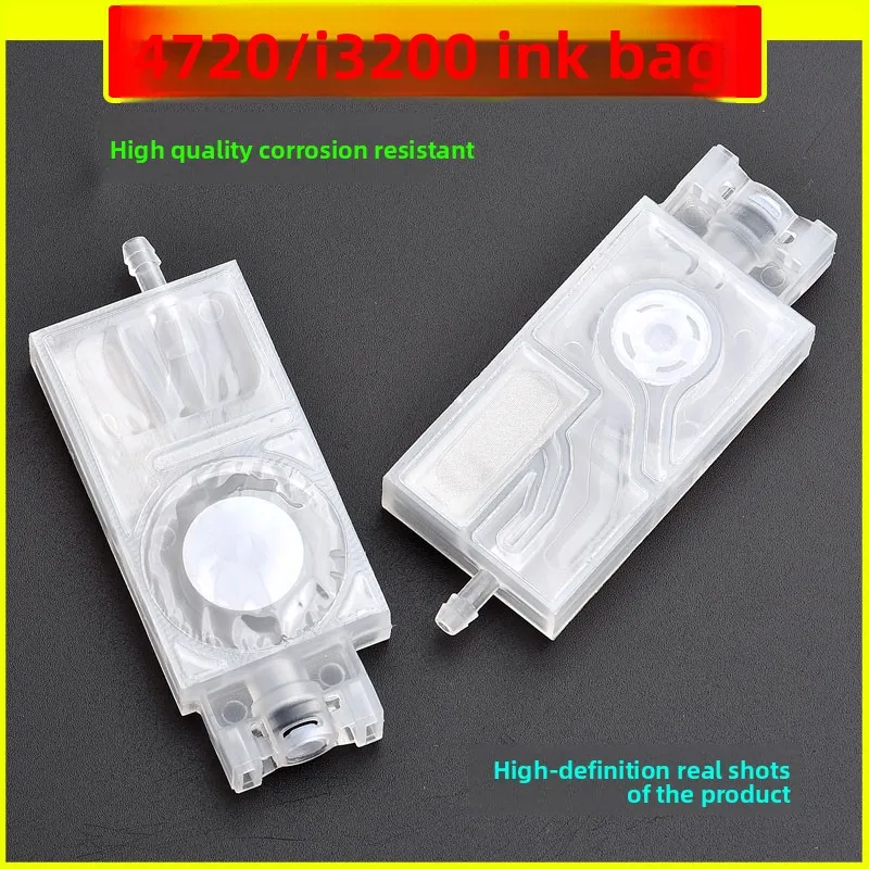 2PCS Upgraded Negative Pressure Ink Pocket, Maintenance Accessories for 4720 I3200 5113 5G Printhead Photo Printer