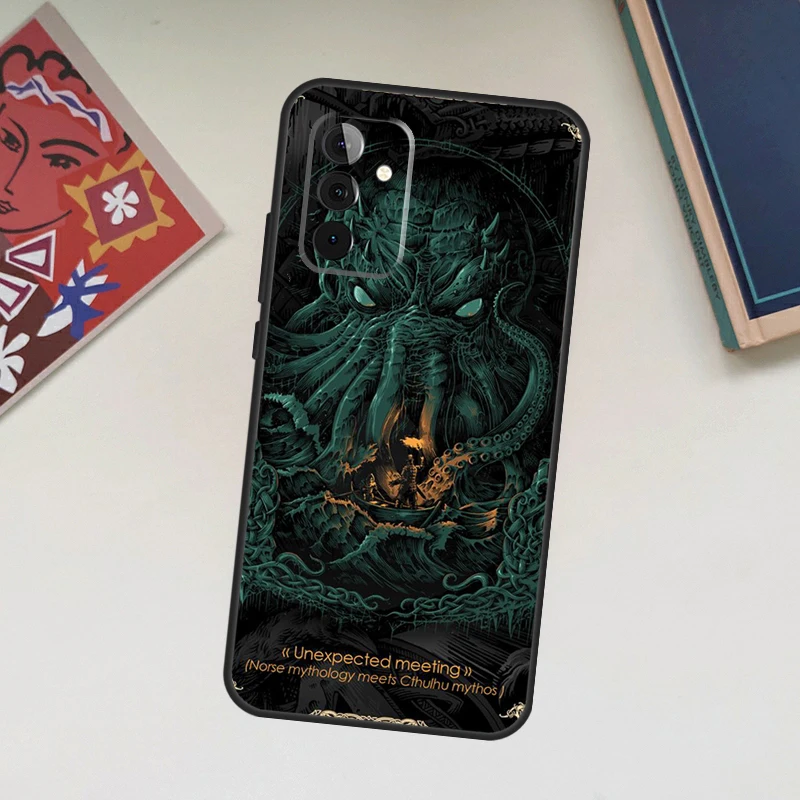 Cthulhu Mythos Case For Samsung Galaxy A12 A22 A32 A52 A14 A24 A34 A54 A53 A33 A13 A15 A25 A71 A51 Cover