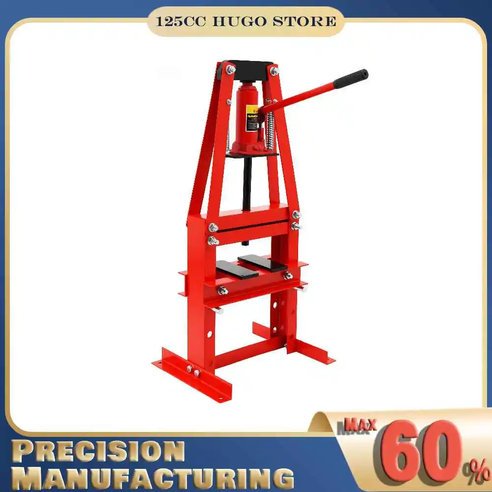

﻿ 6T Hydraulic Shop Press Heavy Duty Hydraulic Press Manual Hydraulic Press with Plates