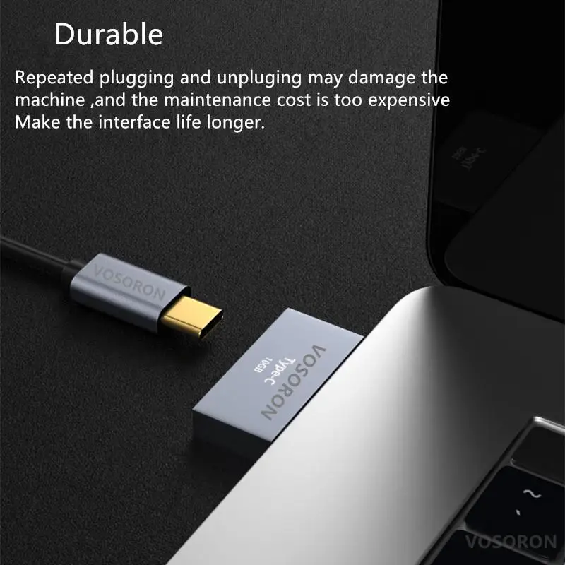 สำหรับ Macbook Type-C Dock อะแดปเตอร์ขยาย Usb C สายชาร์จอินเทอร์เฟซป้องกันสำหรับแล็ปท็อปคอมพิวเตอร์ Docking