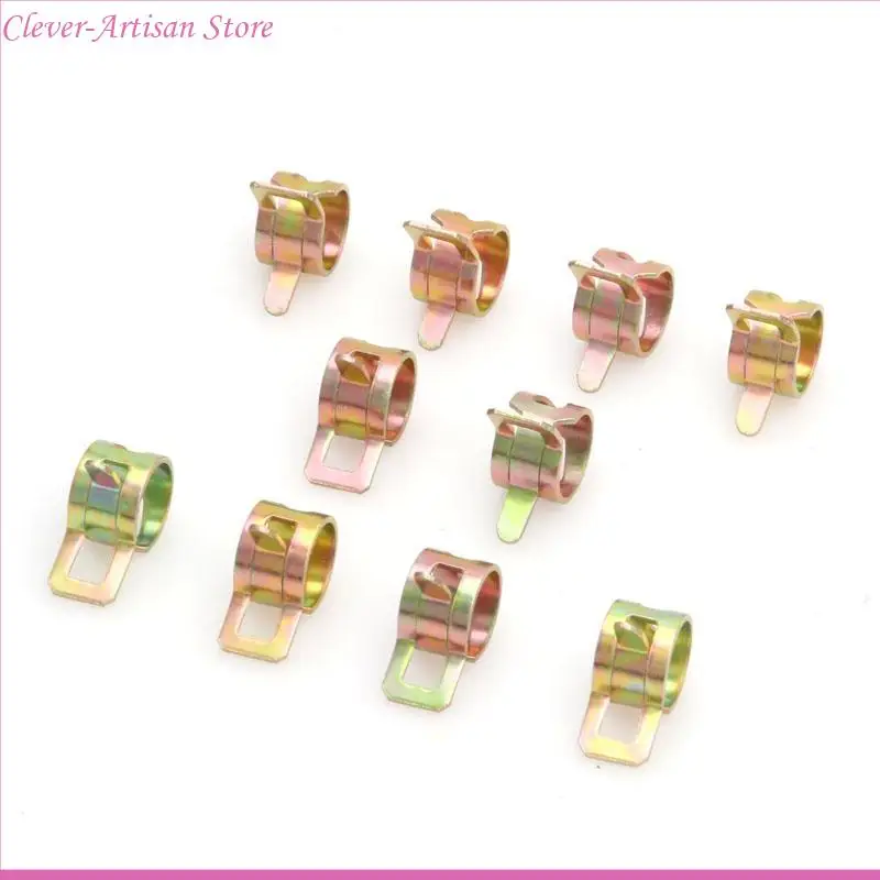 E06b 10x 10mm 0,39 Pouces Attacte à Ressort eau tuyau d'Rosage Tube Зажимная крепежная установка