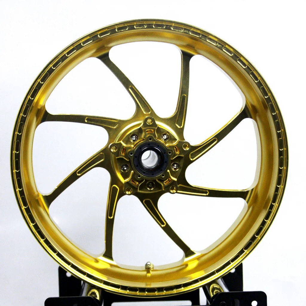 BJXL Anodized Forged Sportbike Rims Motorcycle Wheels Forged Motorcycle Wheel 12 Inch Supermoto Wheels For Harley Motorcycle Car