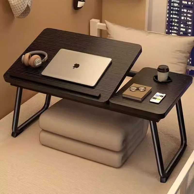 Height-Adjustable Engineered Wood Bed Laptop Desk Five-Level Desktop Rectangular Top Dorm Study Window Seats Compact Home