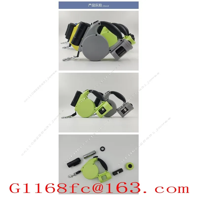 Pet Leash, Nylon Automatic Retractable Dog Leash, Explosion-proof Dog Walking Leash