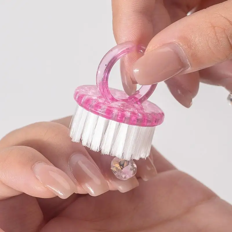 Narzędzia do zdobienia paznokci, manikiur, odpychacz do skórek, plastikowe szczoteczki do paznokci, szczoteczka do szorowania dłoni, szczoteczka do detalicznej czyszczenia, szczoteczka do usuwania kurzu.