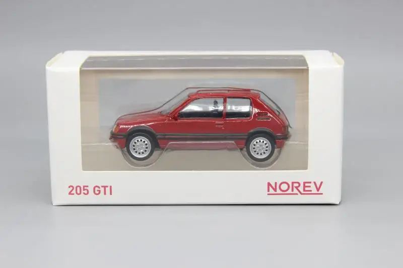 1: 43 Peugeot 205 Gti Simulation Alloy Car Model Toy Gift Collection Ornament