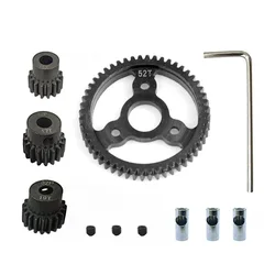 Metal Steel 50T 52T 53T 54T Spur Gear and 32P 15T 17T 19T Pinions Gear Sets for Traxxas Slash 4x4 4WD 2WD VXL Rally VXL Stamp