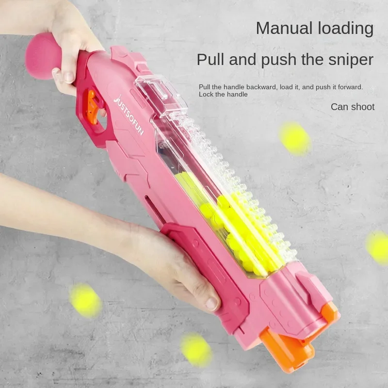 Soft Bullet Gun Toy Children\'s EVA Shooting Game Goggle Set Large Capacity Launcher Toy for Boys and Girls