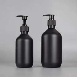 300/500ML Plastic Pump Bottles Shampoo Conditioner Body Wash Soap Dispenser Refillable Lotion Containers for Bathroom