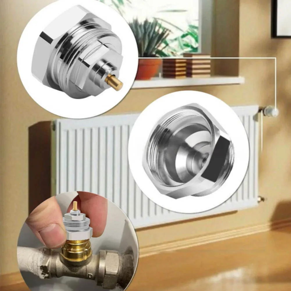 3PCS Thermostatic Valves Adapter Set Converting M30x1.0 To M30x1.5 For Oventrop Radiator Valves Radiator Accessories