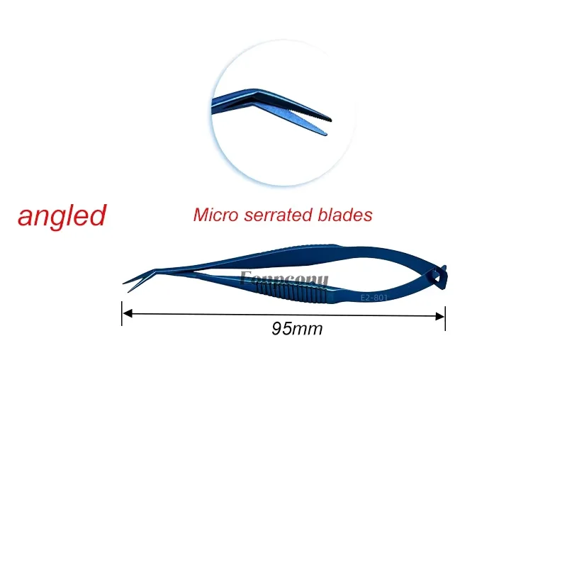 กรรไกรแวนนาสสำหรับทำแคปซูโลโมเตอริยิสและคอนเนอร์รีคอนเนคตาขนาด 9.5 ซม. 8.0 ซม.