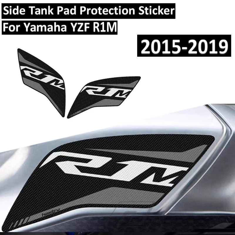 

Motorcycle Accessorie Side Tank Pad Protection Knee Grip Mat for Yamaha R1M 2015-2019