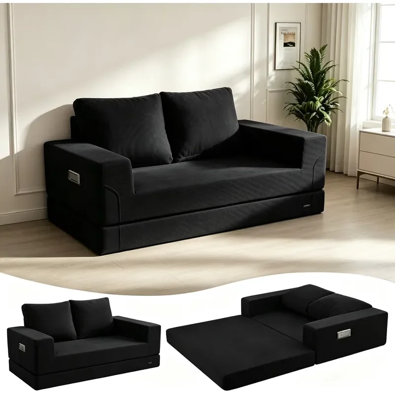Vacuum-packed Compressed Direct-release Sofa Bed, Comfortable, with Detachable Fabric and Foldable Dual-function Compressed