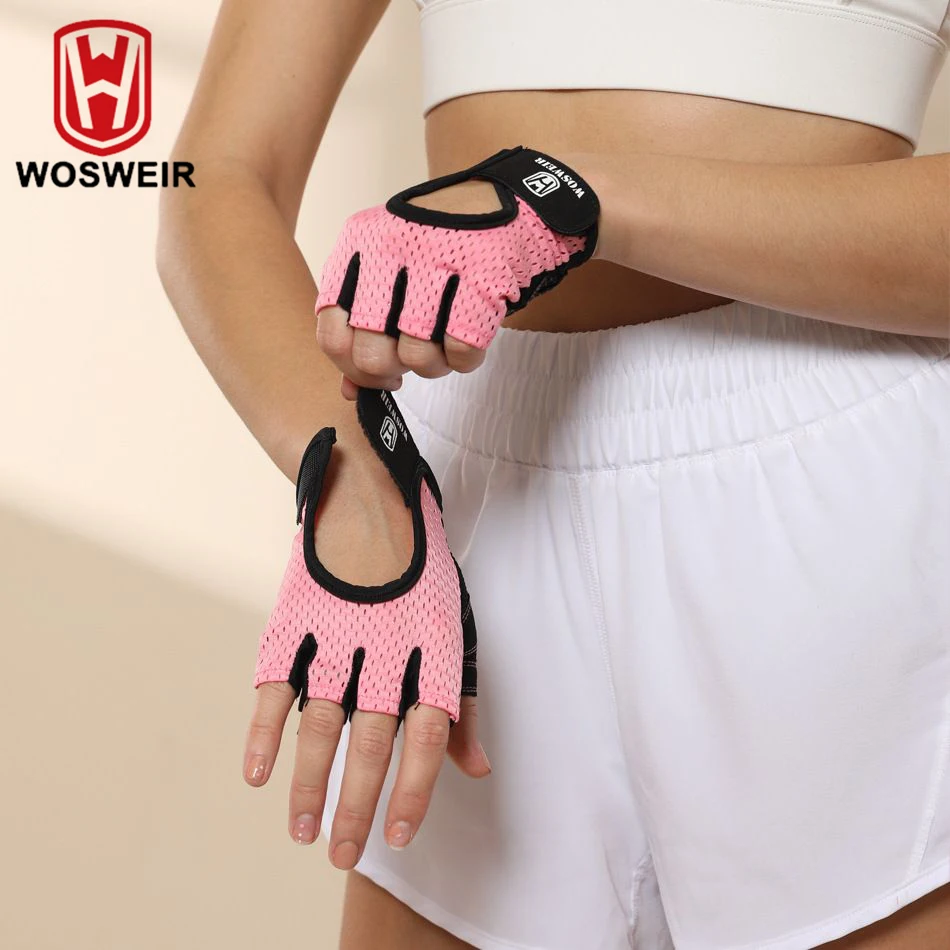 WOSWEIR-Summer Thin Fitness Gloves Anti-Skid Wear-Resistant for Men & Women Training Equipment for Horizontal Bars Sport