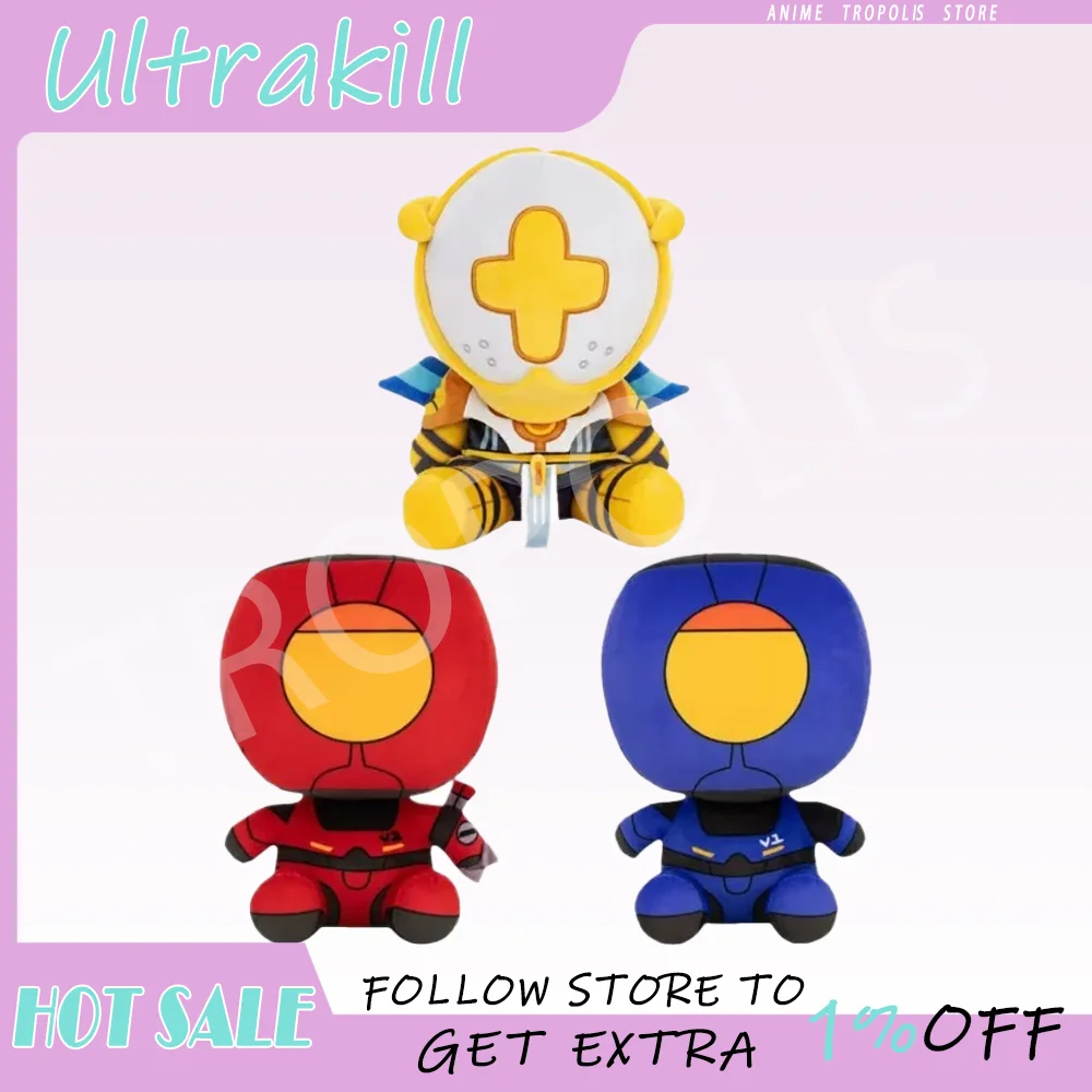 

Новая горячая игра Ultrakill, плюшевые ультра-игрушки, милые мягкие хлопковые игрушки из полипропилена, милые игровые куклы для домашнего декора для детей, игрушки на заказ на день рождения, подарок