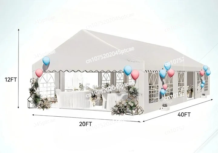 

Tent 10x5m 100 200 300 500 People Event Tent for Weddings and Parties Heavy Duty Large Wedding and Party