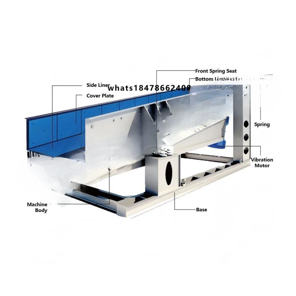 Linear Grizzly Vibrating Feeder Automatic  Electromagnetic Vibrating Feeder for Bulk Material