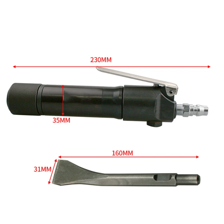 T5 Pneumatic Chipping Hammer Air Pick Pneumatic rust Remover Straight Derusting Shovel