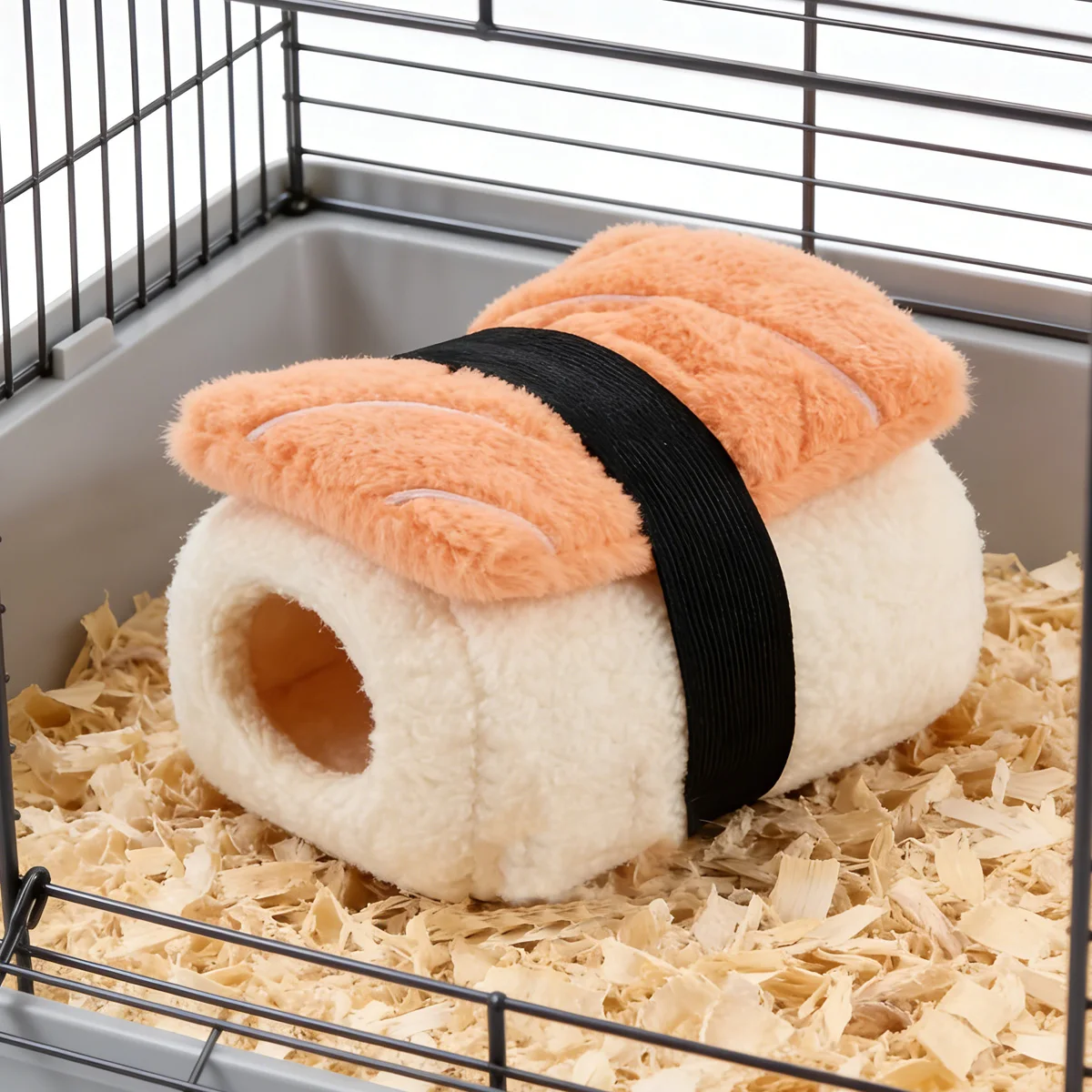 1 Piece of Hamster Bed, Small Animal Bed, Warm Winter Sleeping Bed for Golden Hamsters and Gerbils, with Added Fleece and Thickened Padding, Pet Supplies