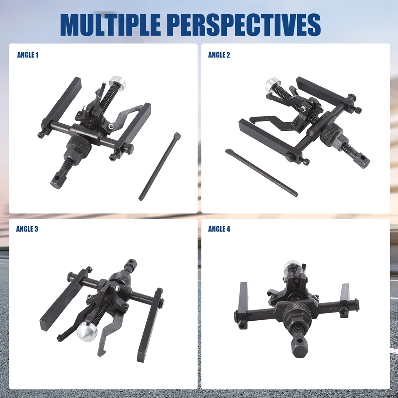 A23T 3 Jaw Inner Bearing Puller Tool Gear Extractor Automotive Repair Kit for Car Separation Bearing Removal 16mm-45mm