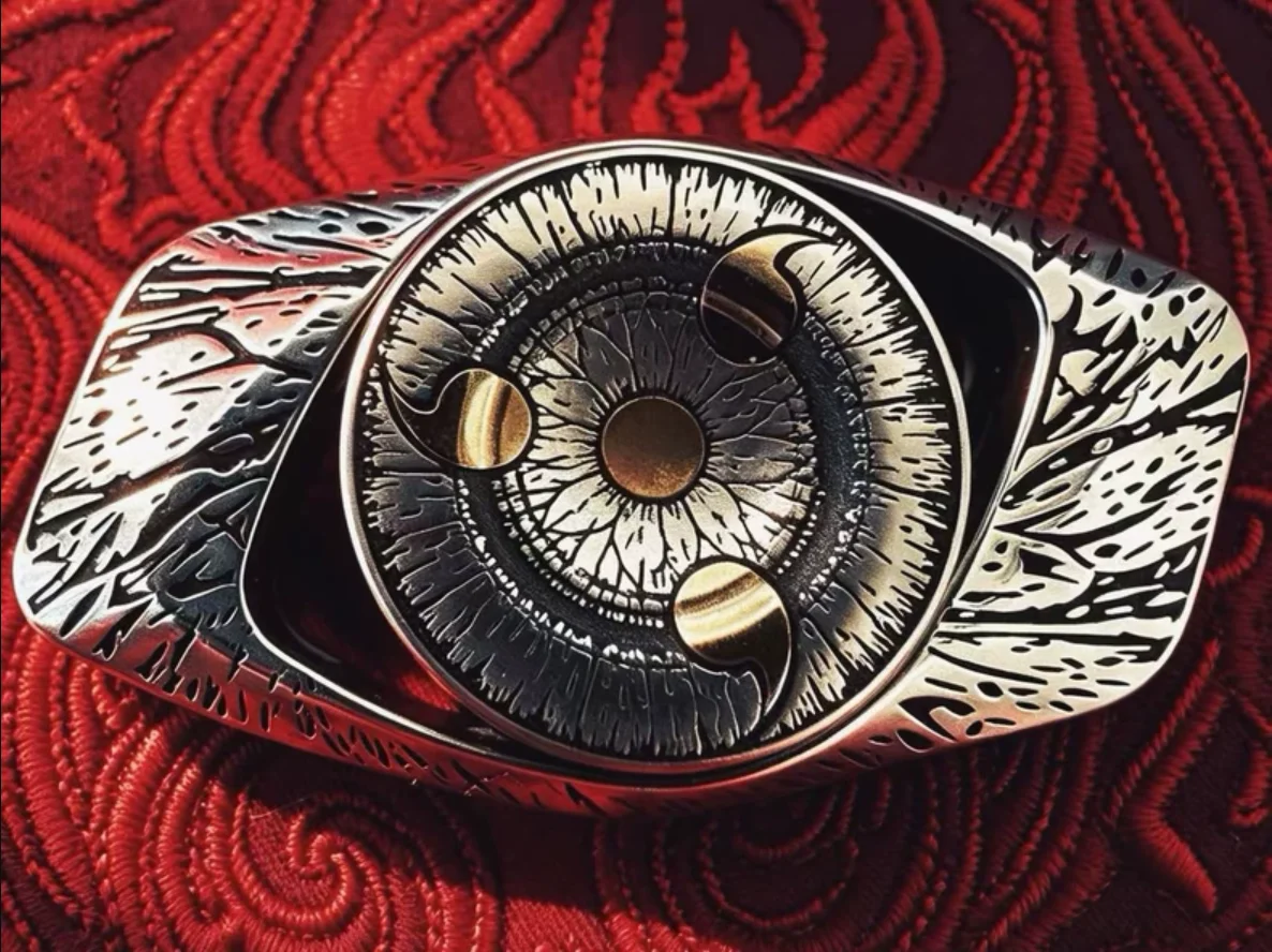 EDC Xuan Yue EDC Phantom Eyes Titanium Carving haptic spinner Fingertip Gyroscope decompression toy