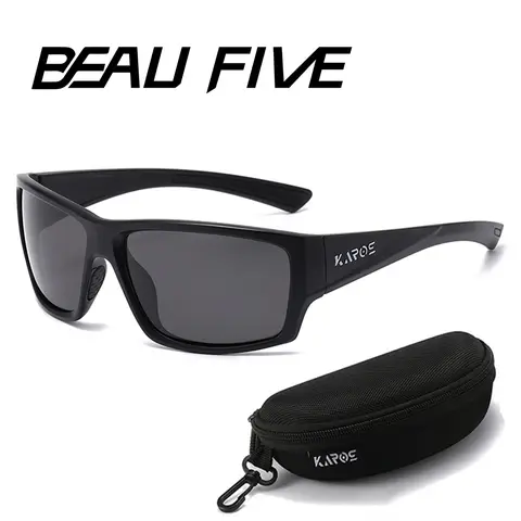 BEAU FIVE Polarized Driving Sunglasses Men Women Fishing Hiking Running Cycling Mountaineering Sport Man Glasses UV400 Eyewear