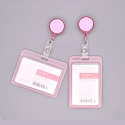 Women Men Card Cover Case Plastic Transparent Business Credit Cards Bank ID Card Sleeve Protect Holder Case for Student