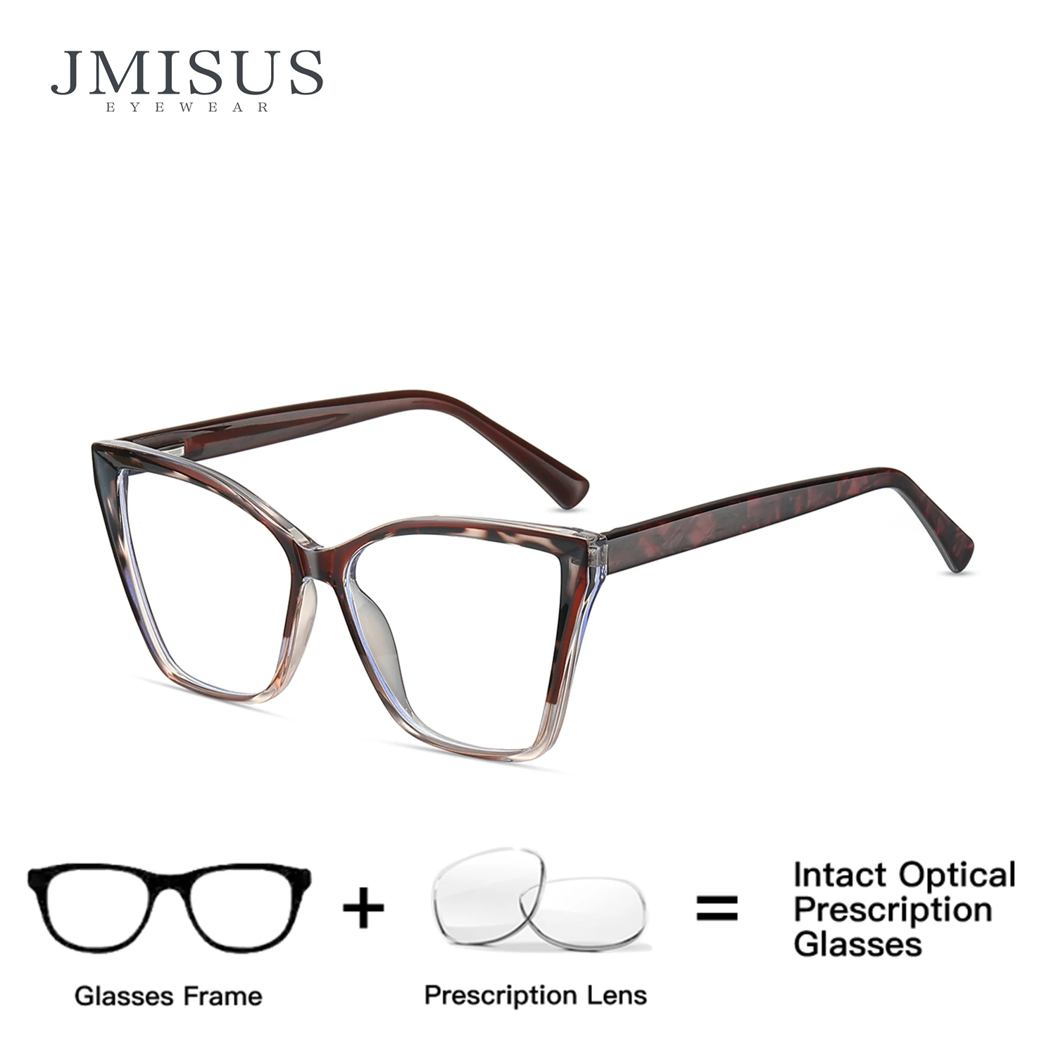

JMISUS New Arrivals Butterfly Prescription Glasses Woman Optical Eyeglasses Handmade Acetate Progressive Eyewear