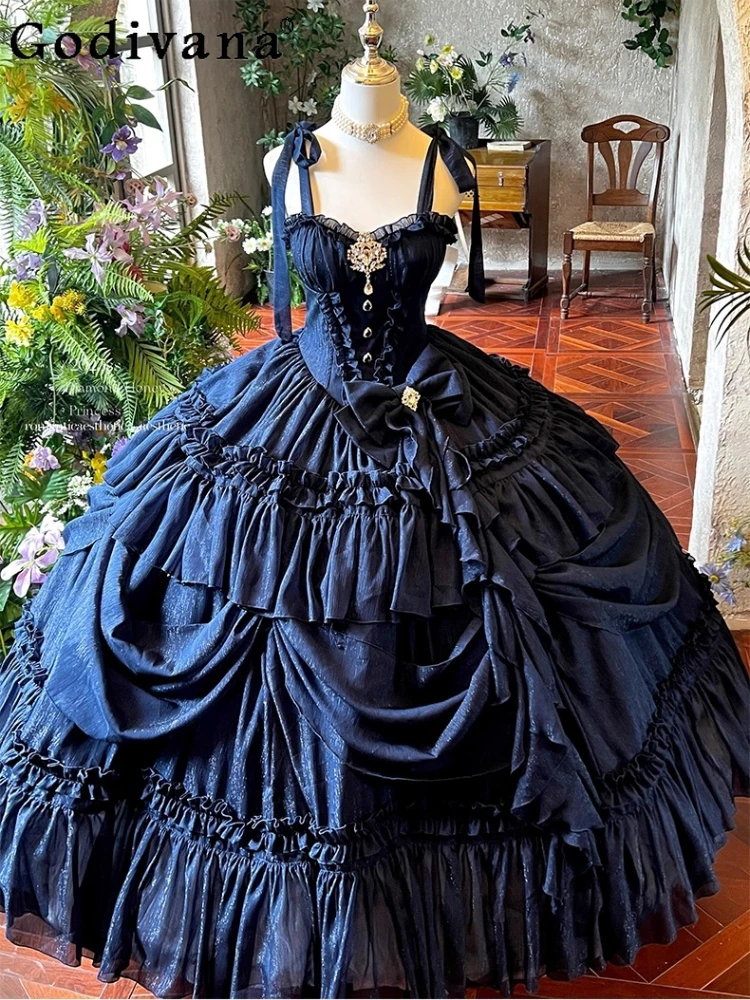 

Women's Sweet Exquisite Evening Dresses Ladies Wedding Dress Girls Princess High Waist Slim Elegant Birthday Party Long Dress