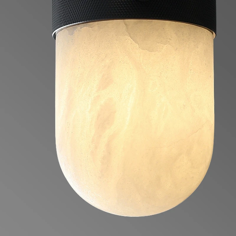 novo design de lâmpada de parede para casa em mármore natural