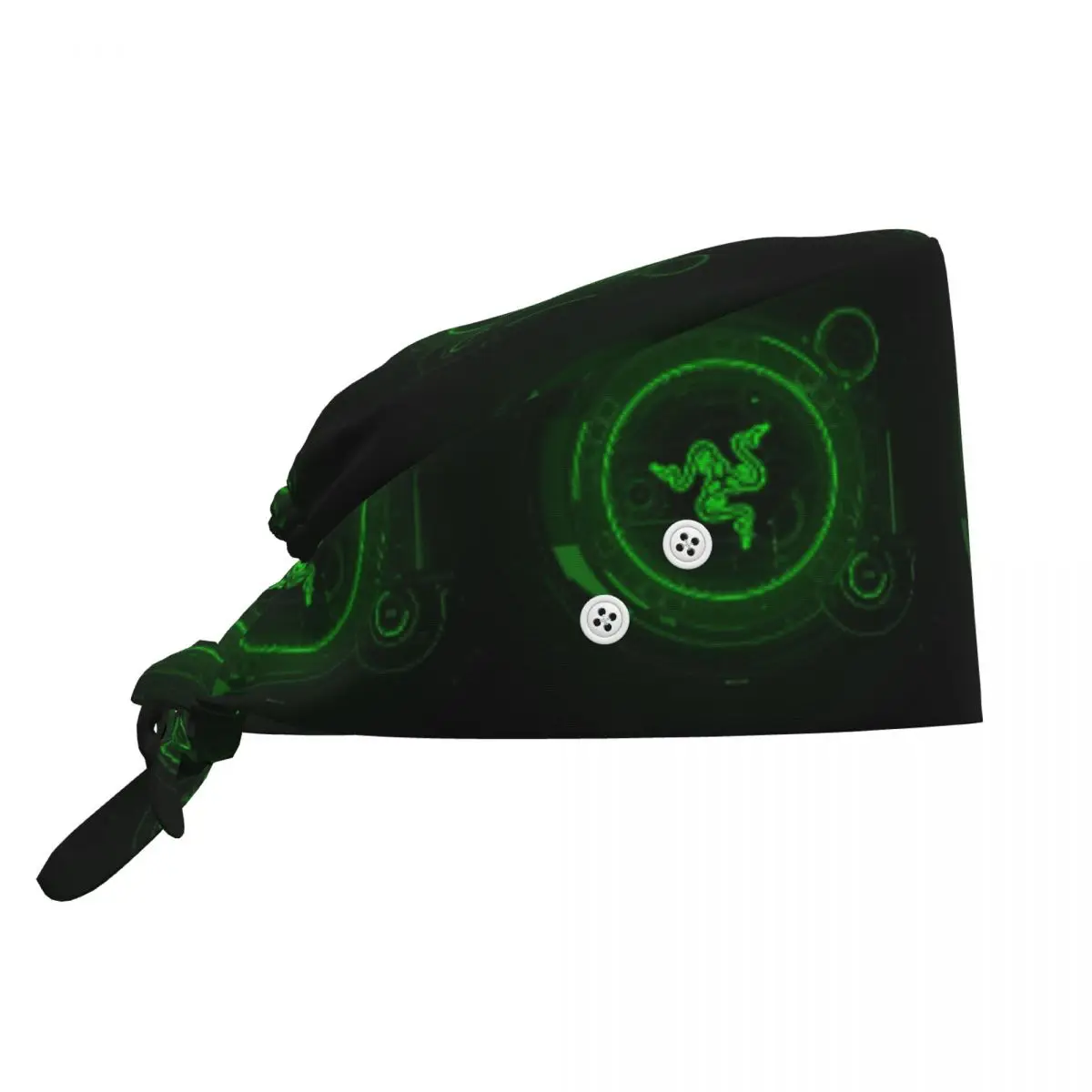 Razer Coasters Scrub Hat, Bonnet chirurgical réglable pour hommes et femmes, pour médecins, infirmiers et dentistes