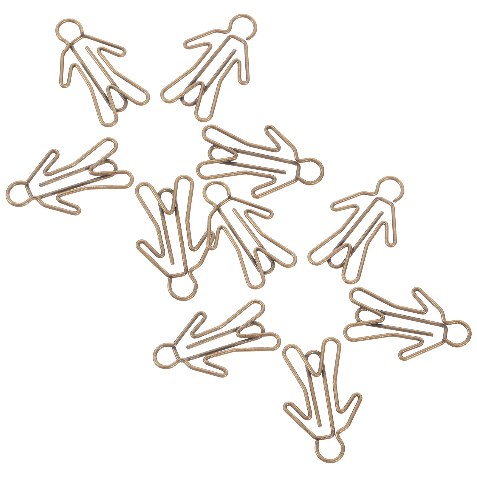 

20 Pcs Cartoon Paper Clip Clips Office Supplies Christmas Paperclips Small