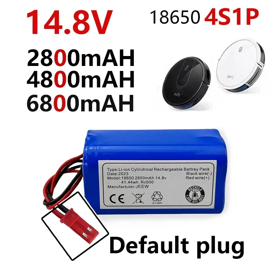 Подходит для Xiaomi/iLife/PEL Esensil/Дискретность/Robovac/ecotсиденья Conga/LectrousX/настройки FY Robvac ce14.4в, 2800 мАч 4S1P, 14,8 в