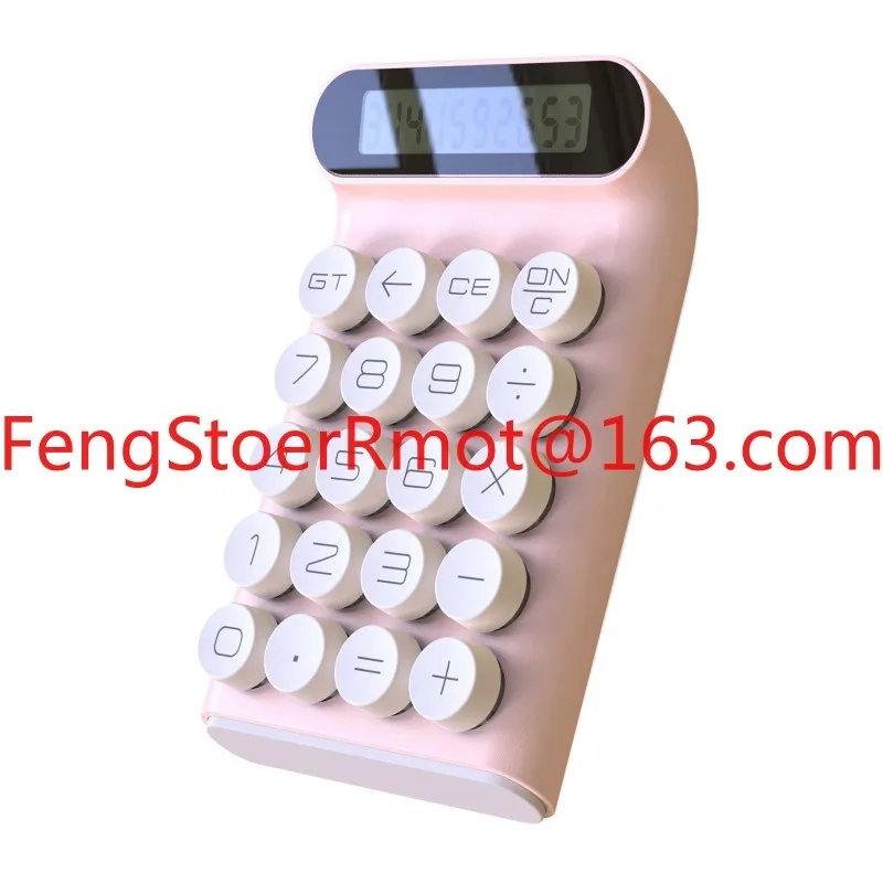 Select Mechanical Button 10 Digital LCD Display Office Decor Calculator