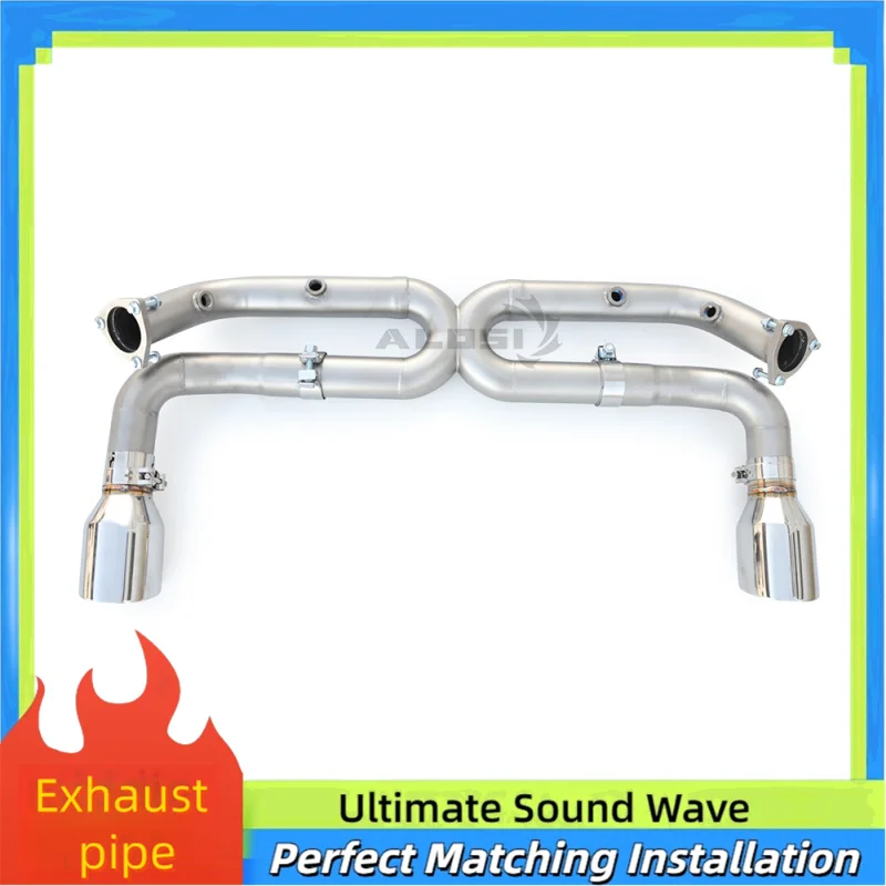 Stainless Steel cat Back Exhaust System for Porsche 996 3.4 3.6 1997-2004 Sports Car Performance Sound Upgrade Exhaust Pipe