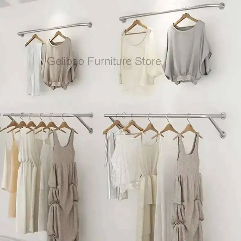 Rail Dress Indoor Hanging Coat Open Racks Luxury Clothes Space Saving Coat Racks Minimalist Arara De