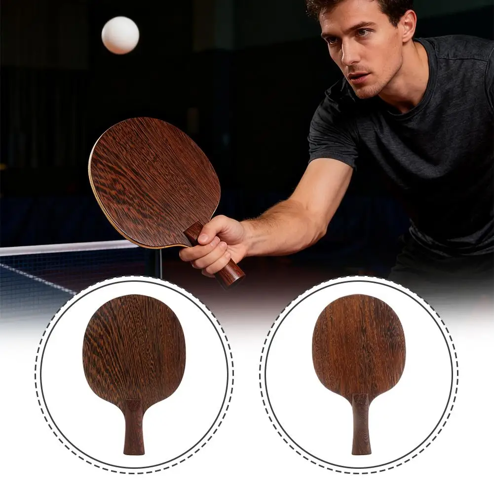 

Wenge Wood Single Ply Table Tennis Blade Handmade Exercise Professional Offensive Powerful Catapult Feel For Denfensive Players
