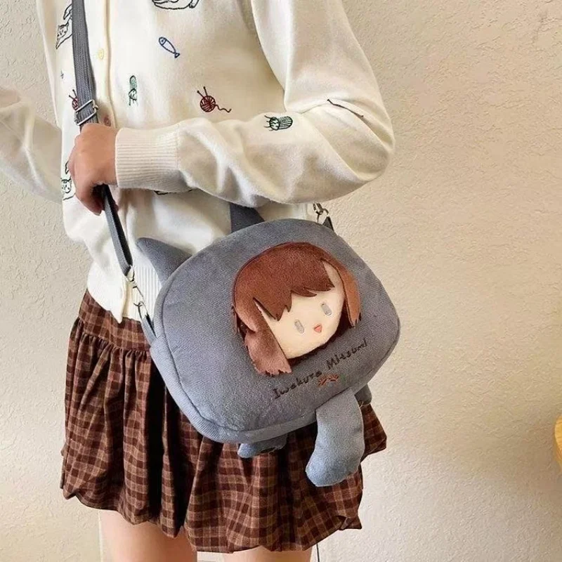 جديد تخطي ومتعطل Iwamura Mitsumi Sousuke Shima Plush Itabag كارتون أنيمي مفاجأة هدية كتف واحد محمولة باليد Crossbody #4