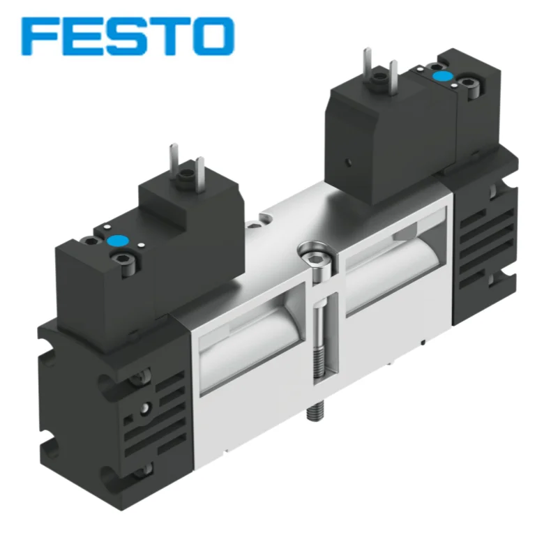 FESTO Solenoid valve Genuine 547136-VSVA-B-D52-H-A1-5C1 VSVA high-performance solenoid valve is 5/2-way bistable dominant