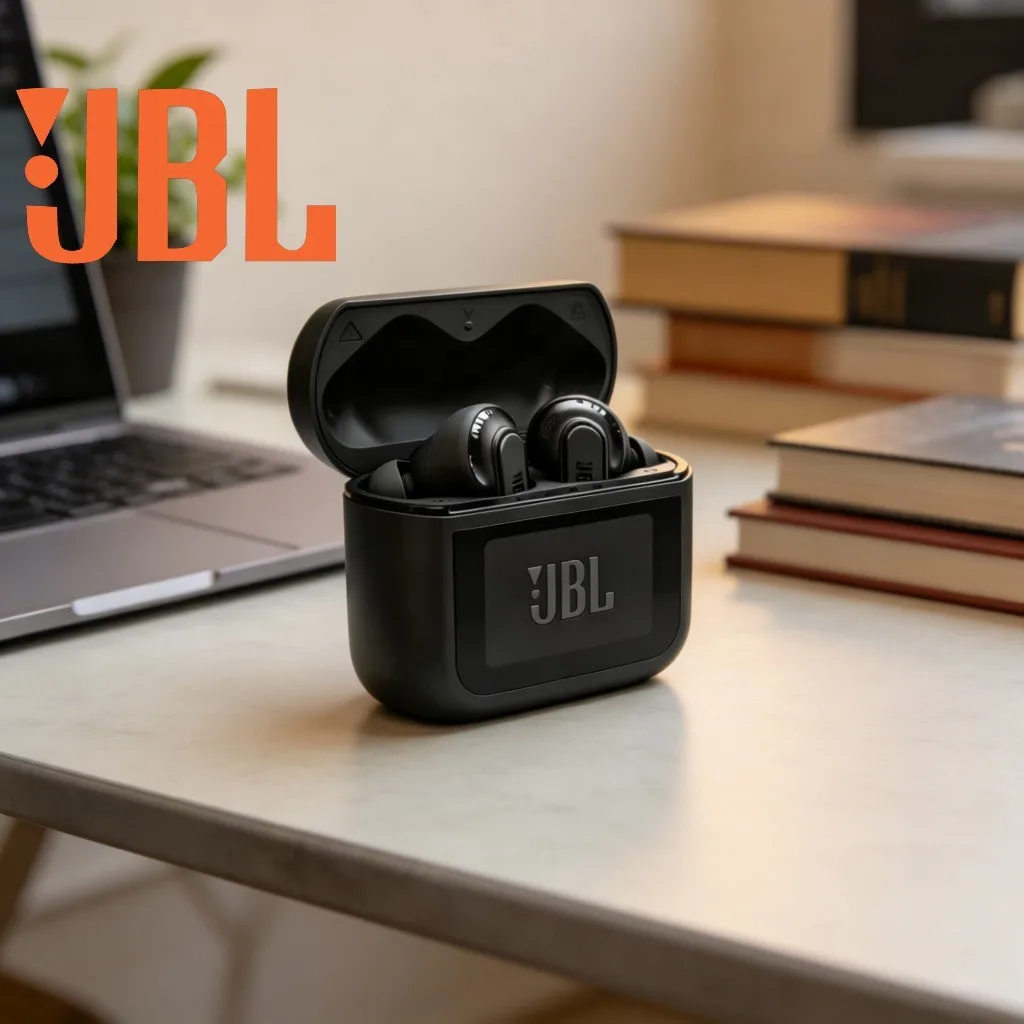 Auriculares Bluetooth JBL Tour Pro3 3ª Generación TWS, ANC con Pantalla LED para Negocios y Música