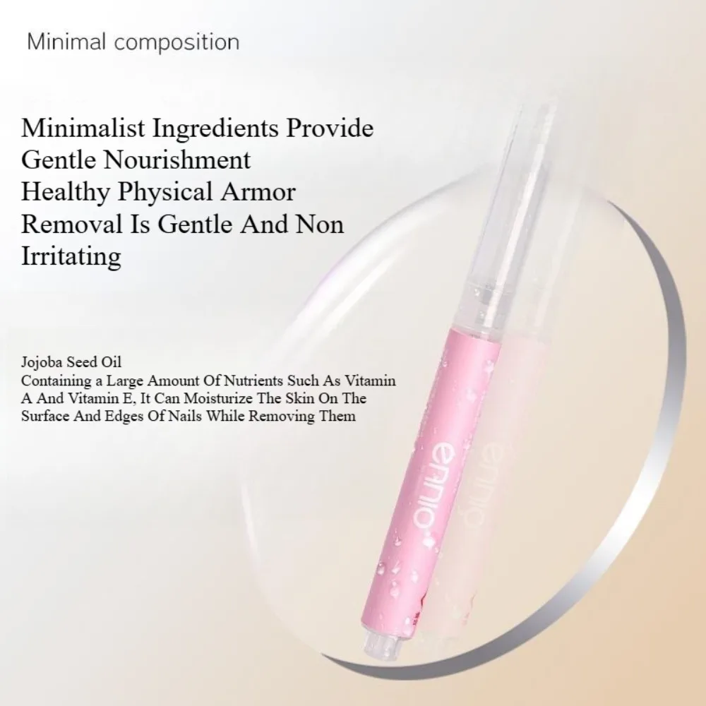 Press on Remover Kit For Nail Adhesive Remover Fake Nails Soft Protect Nail Tips Nourishing Solid Gel Beauty Cleaner Manicure