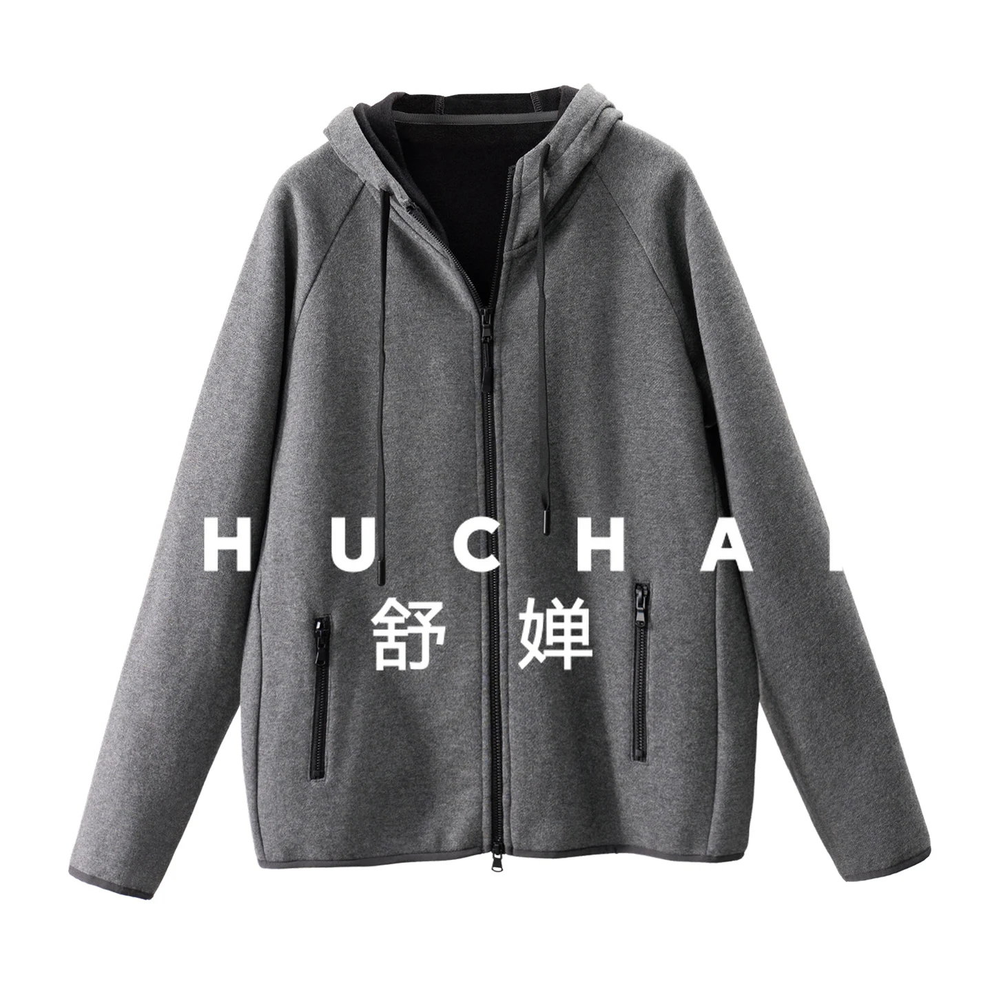 

High-quality Drawstring, Hooded and Fleece Sweater Jacket Women's 72E1 Winter Clothes Women Zip Up Hoodie
