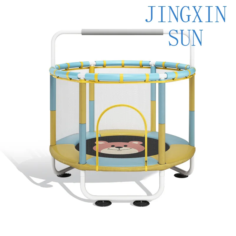 Trampoline For Children Indoor With Protective Net Trampoline Family Small Bouncy Bed For Sale