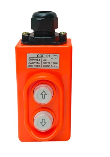 Waterproof Up-down Pushbutton Crane Hoist Switch COP21 New